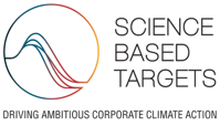 Science based targets logo - driving ambitious corporate climate action